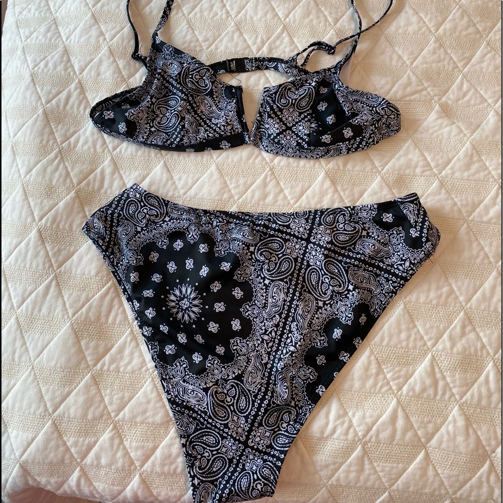 Boohoo bandana print bikini